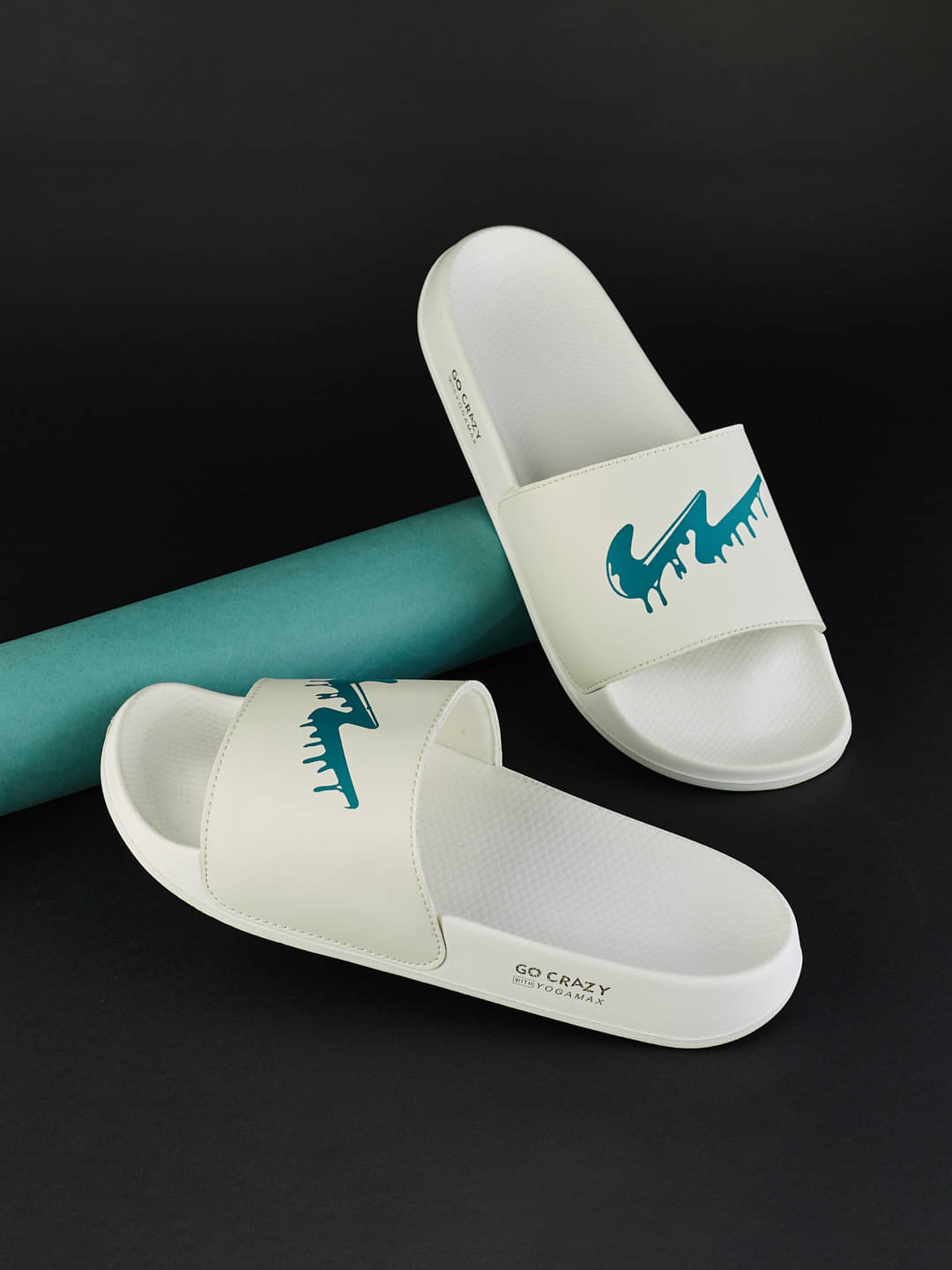     			Campus Off White Men's Slide Flip Flop