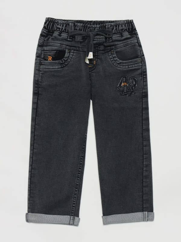 JFR Pack of 1 Boys 100% Cotton Jeans ( Gray ) - Jeans | Buy online on ZillyBuy