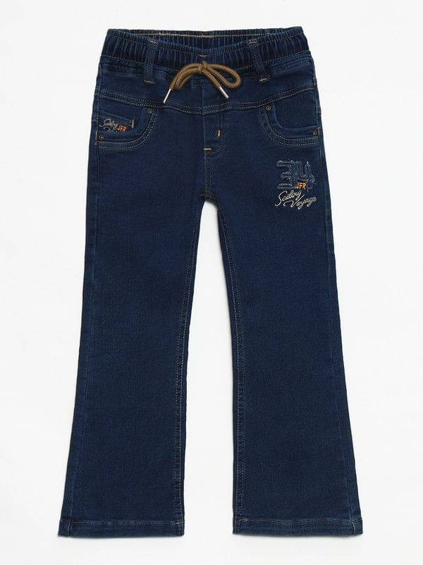     			JFR Pack of 1 Boys 100% Cotton Jeans ( Navy )