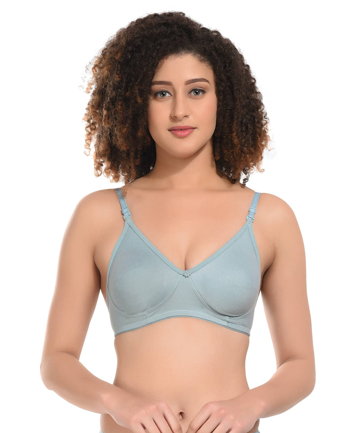Elina Cotton Non Padded Women's T-Shirt Bra ( Sea Green ) RM-LIYA-SEAGREEN Elina Cotton Non Padded Women's T-Shirt Bra ( Sea Green ) RM-LIYA-SEAGREEN