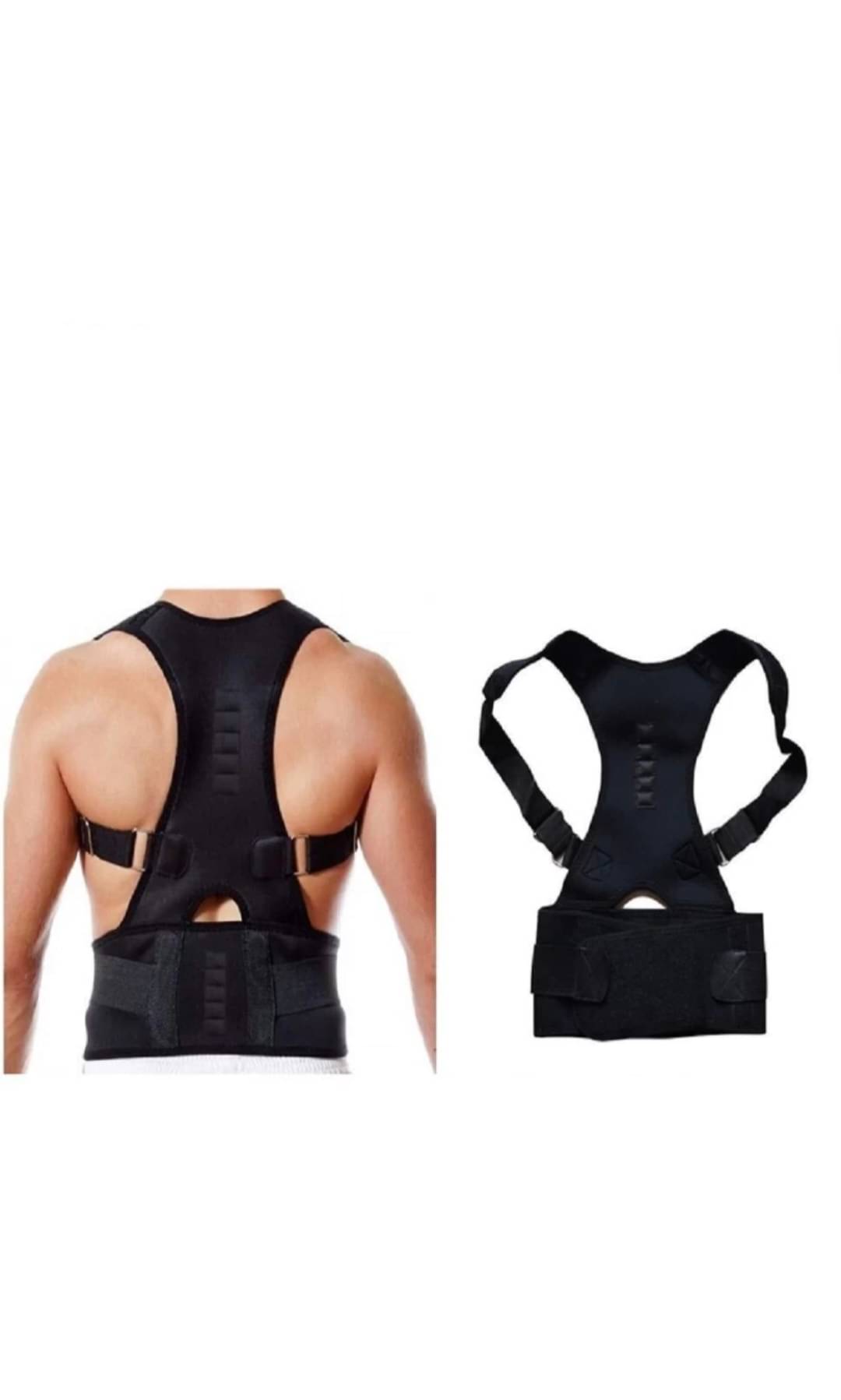 Fitgo Posture Corrector For Pain Relief, Back Support Belt For Straight back (Pack of 1) Fitgo Posture Corrector For Pain Relief, Back Support Belt For Straight back (Pack of 1)