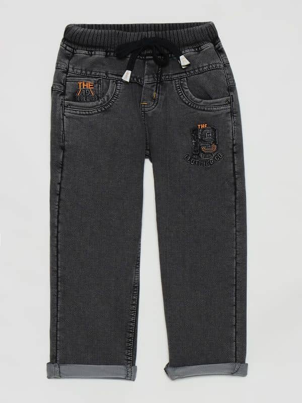 JFR Pack of 1 Boys 100% Cotton Jeans ( Gray ) - Jeans | Buy online on ZillyBuy