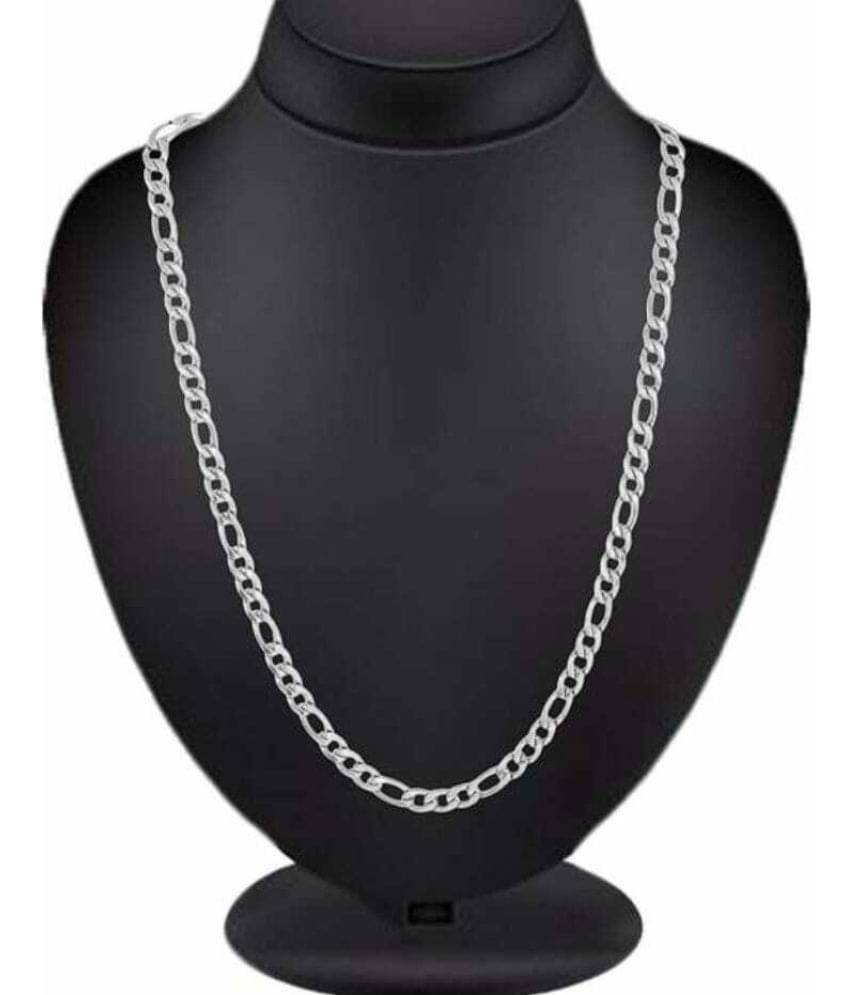     			Green Spritual Rhodium Plated Chain ( Set of 1 )