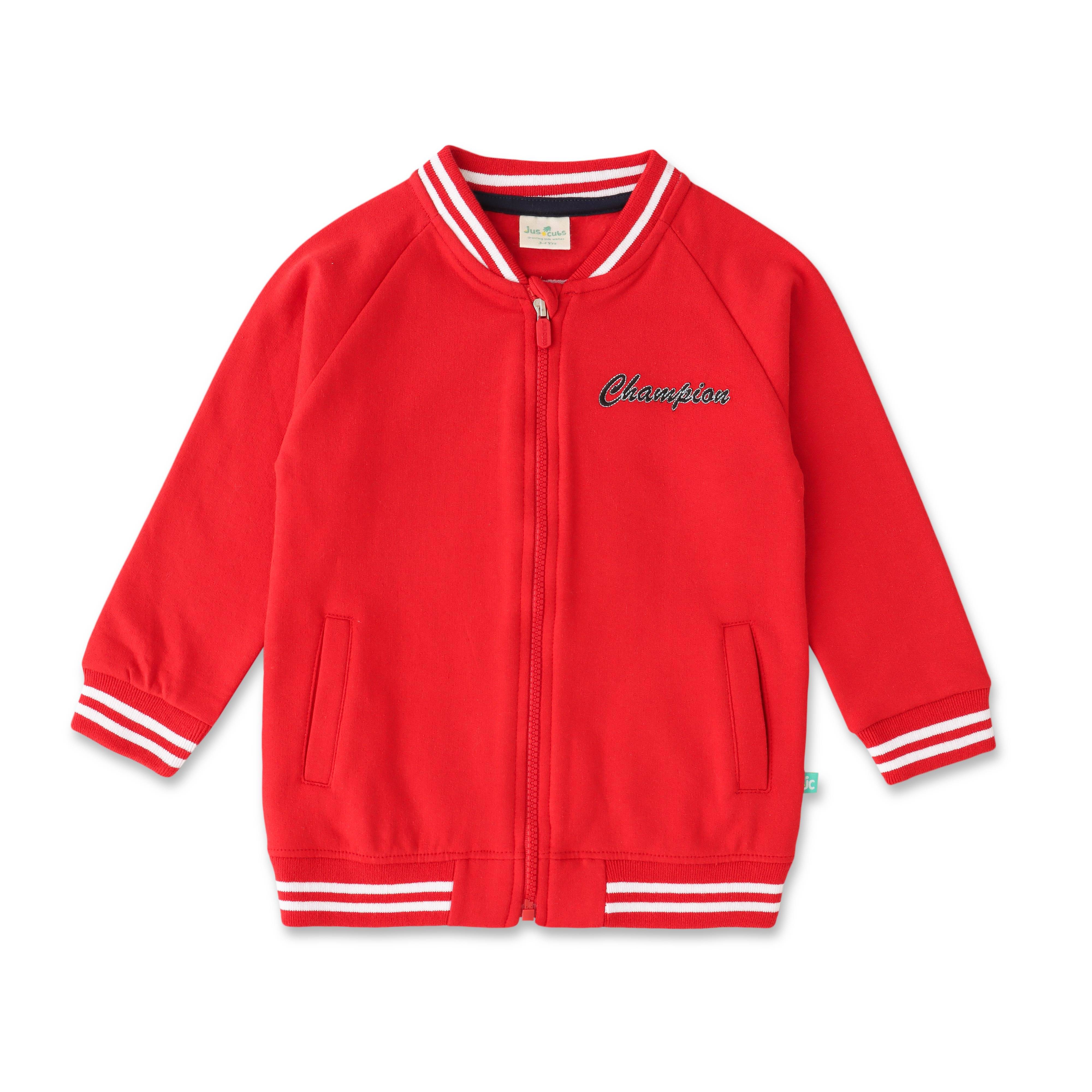     			Juscubs Pack of 1 Boys Cotton Sweatshirt ( Red )