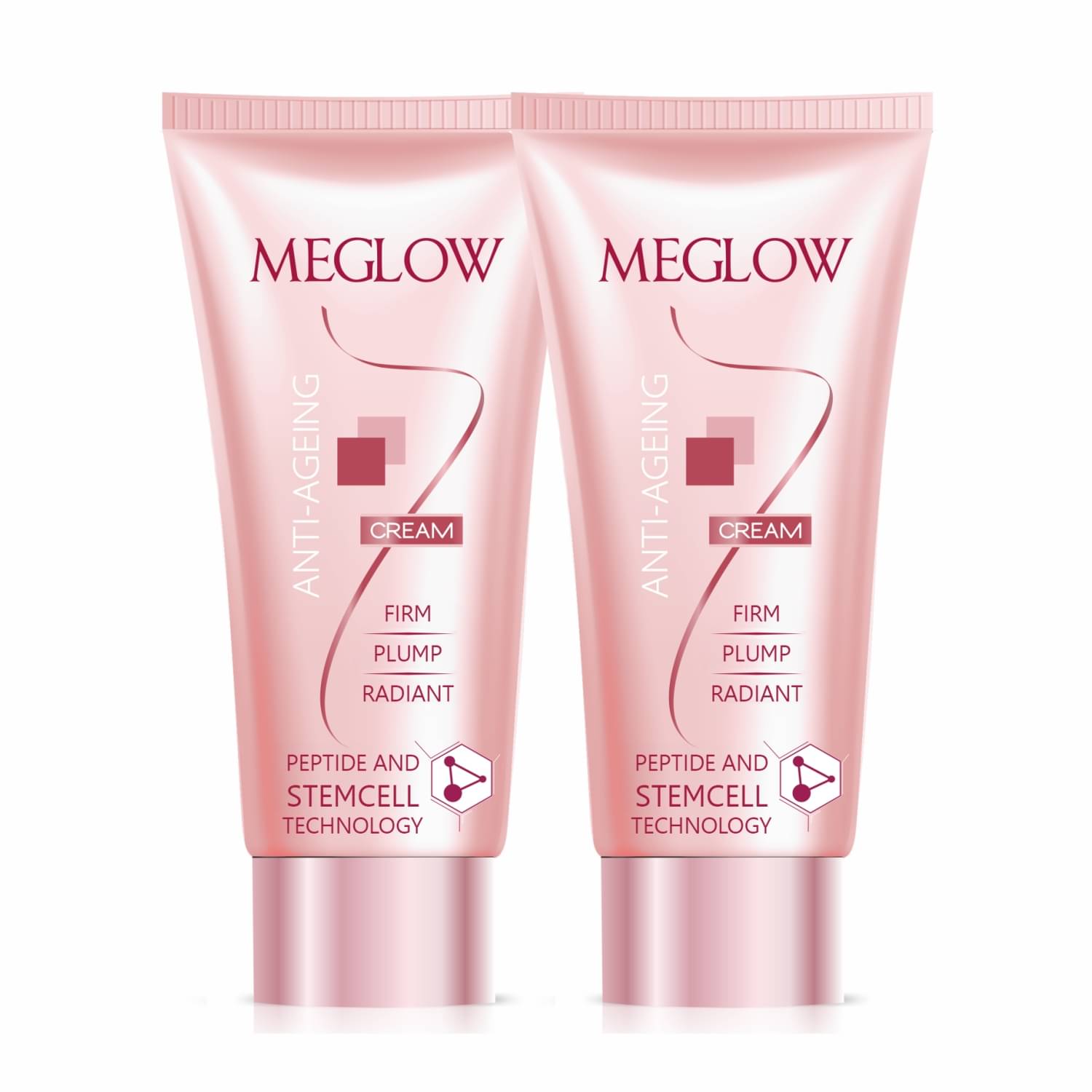     			Meglow Anti Ageing Cream with Passion Fruit Oil and Peptides for Wrinkles & Fine Lines (30g x 2)