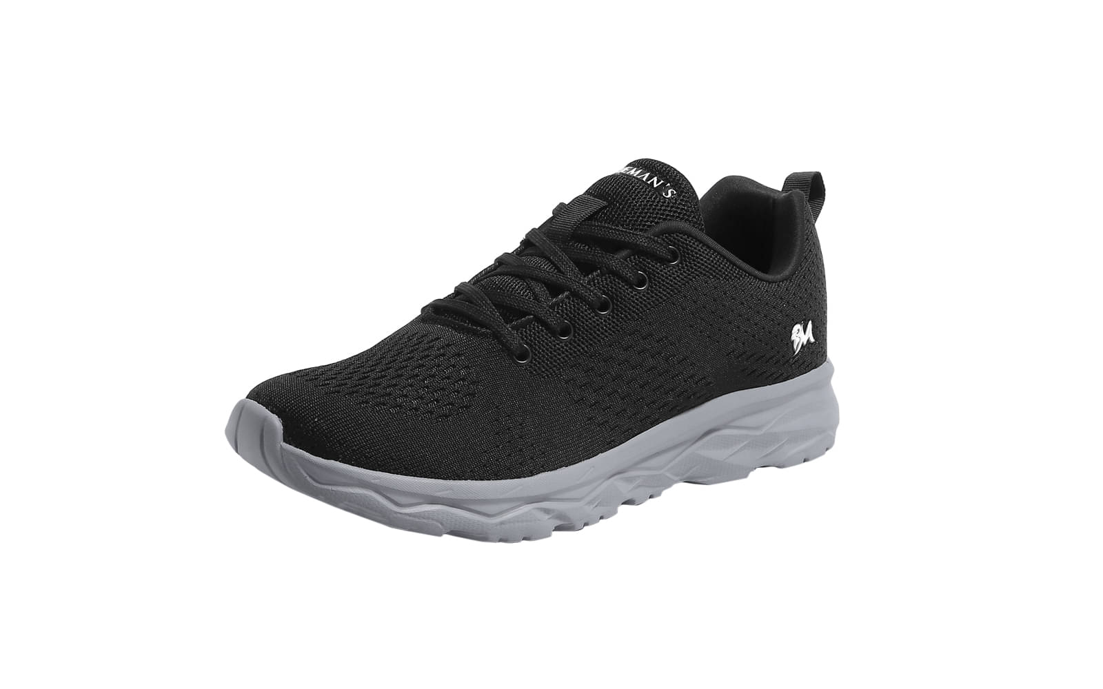    			Neemans Black Men's Sneakers