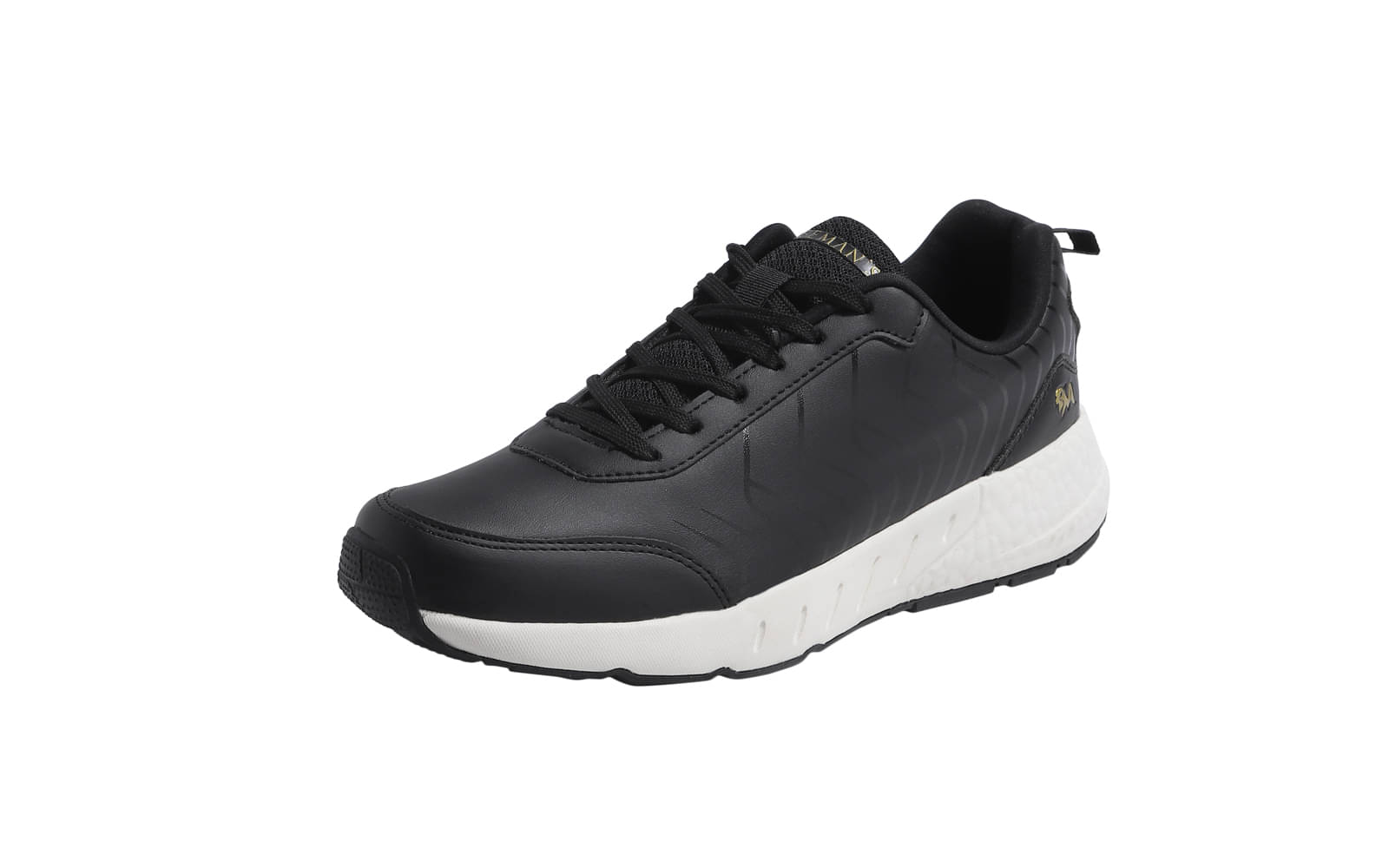     			Neemans Black Men's Sneakers