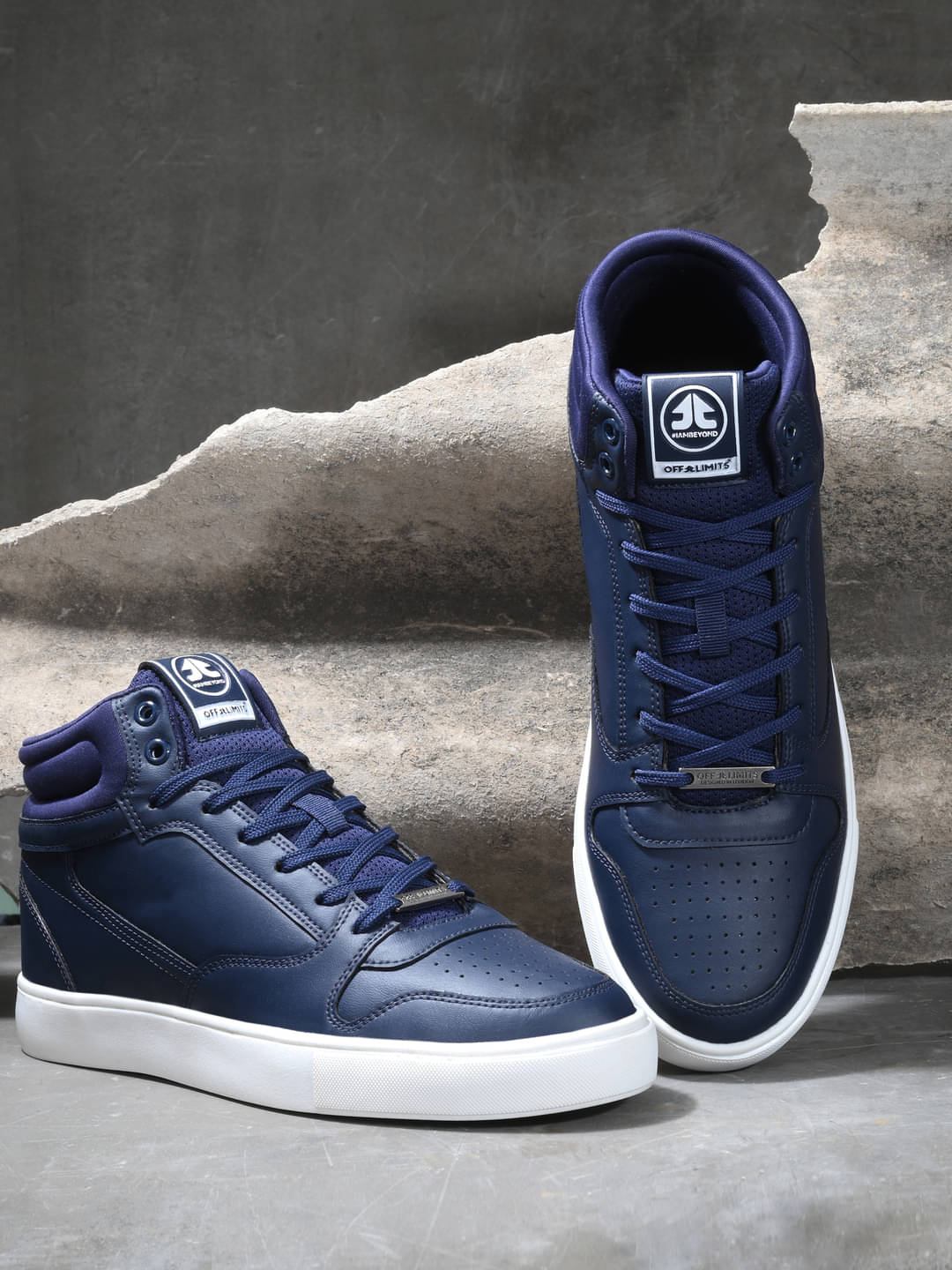     			OFF LIMITS SCOOT Navy Men's Sneakers