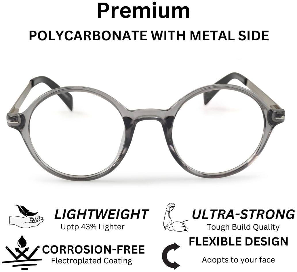     			Redex Nude Round Eyeglass Frame ( Pack of 1 )