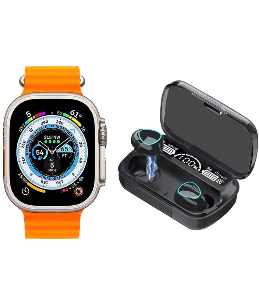 Retailstore Combo Wireless Earbuds and Multicolor Smart Watch Retailstore Combo Wireless Earbuds and Multicolor Smart Watch