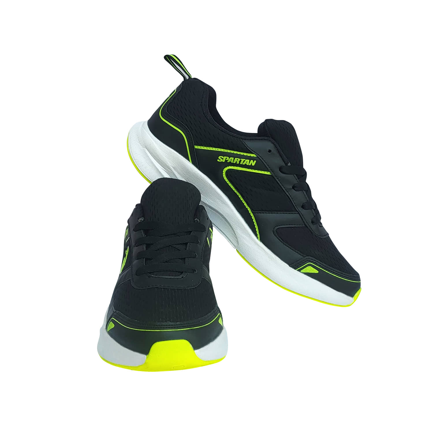Spartan X 9 Black Men's Sports Running Shoes - Sports Shoes | Buy online on ZillyBuy