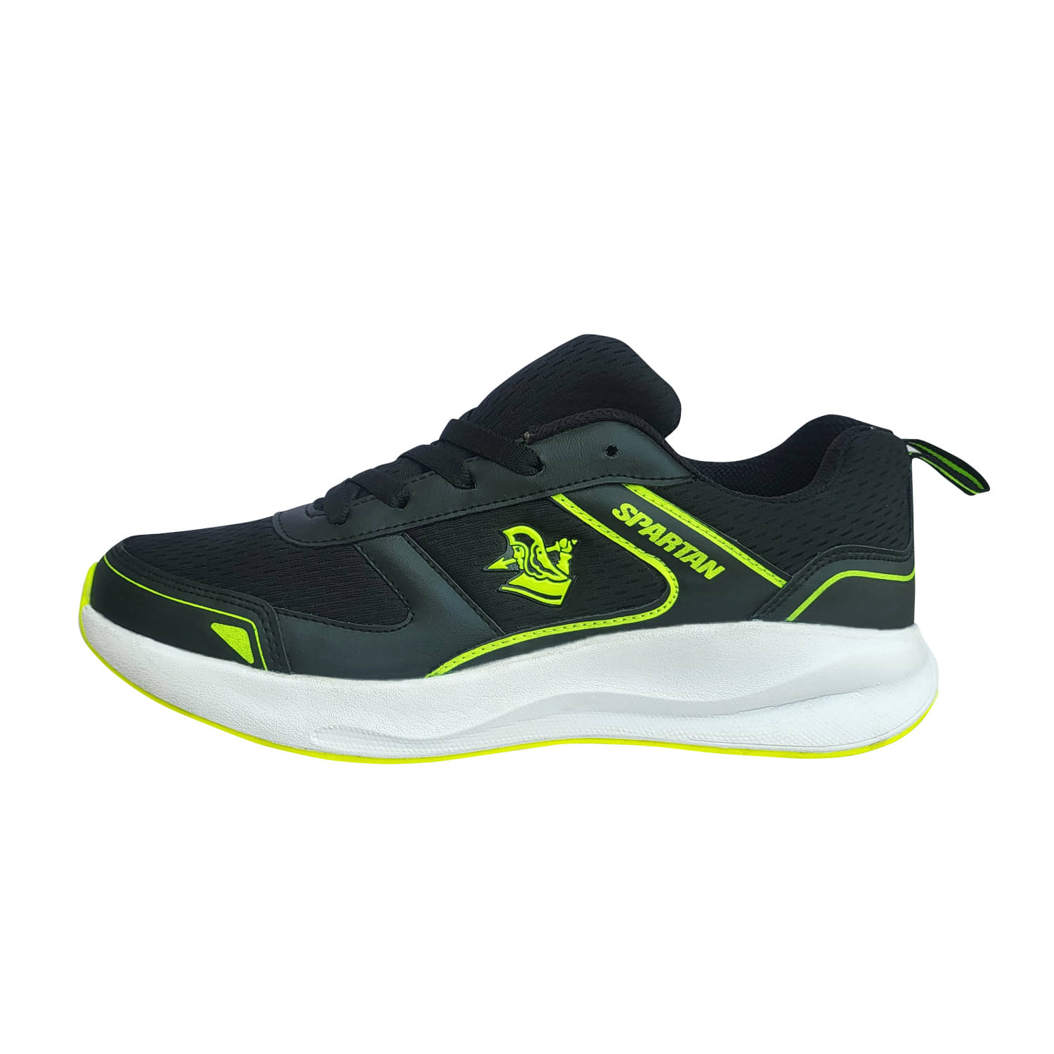     			Spartan X 9 Black Men's Sports Running Shoes