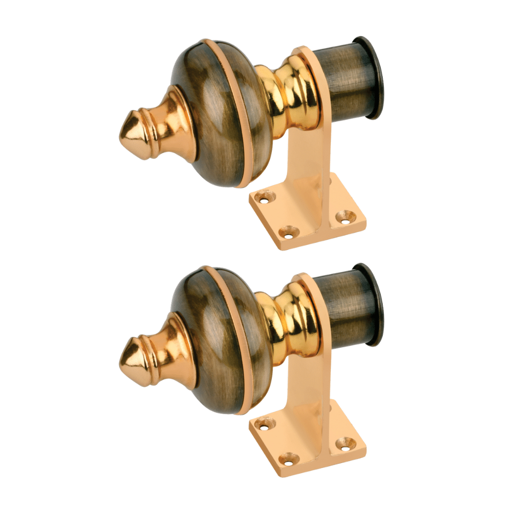 Sun Shield Multi Color Wrought Iron Single Rod Bracket ( Pack of 2 ) Sun Shield Multi Color Wrought Iron Single Rod Bracket ( Pack of 2 )