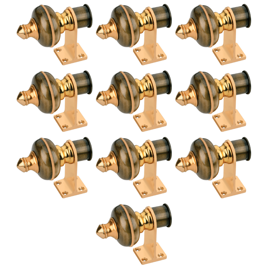 Sun Shield Multi Color Wrought Iron Single Rod Bracket ( Pack of 10 ) Sun Shield Multi Color Wrought Iron Single Rod Bracket ( Pack of 10 )