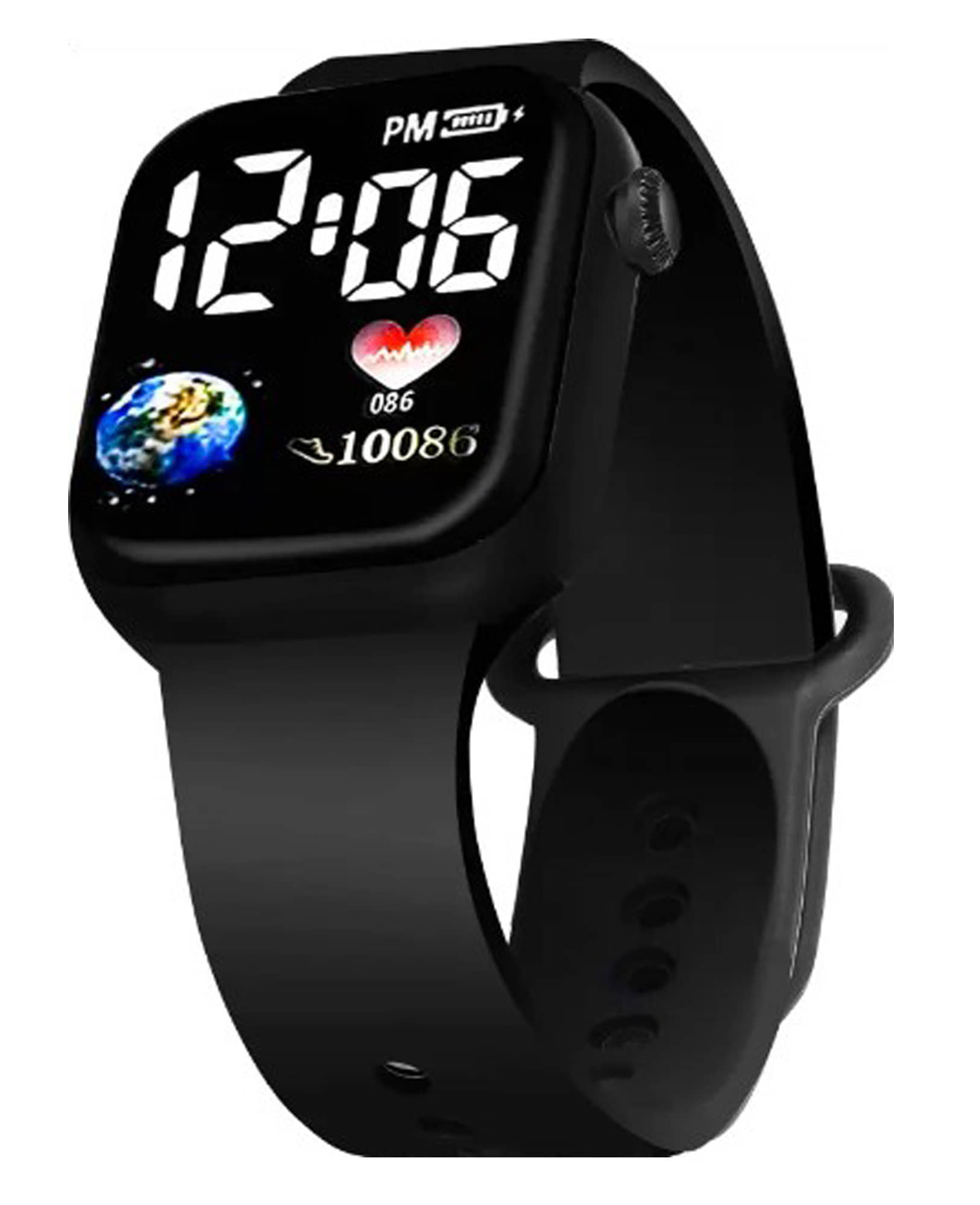 THMT Black Dial Digital Boys Watch ( Pack of 1 )