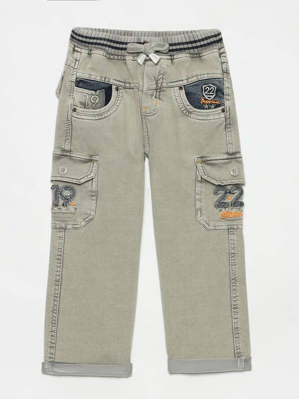 JFR Pack of 1 Boys 100% Cotton Jeans ( Green ) - Jeans | Buy online on ZillyBuy