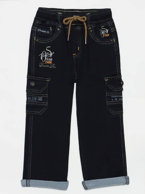 JFR Pack of 1 Boys 100% Cotton Jeans ( Gray ) - Jeans | Buy online on ZillyBuy