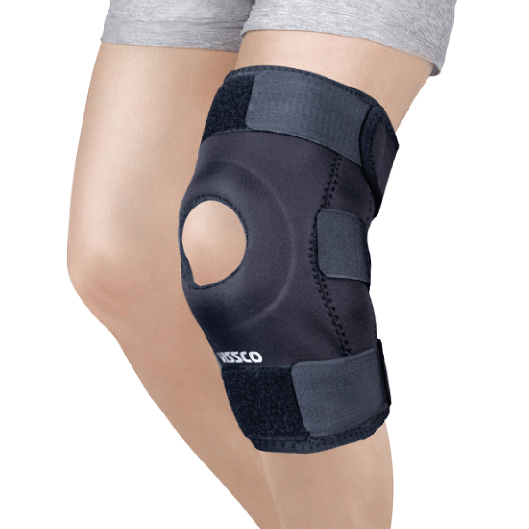 Vissco Unisex Patella Stabilisers Single Black ( XL - Size )