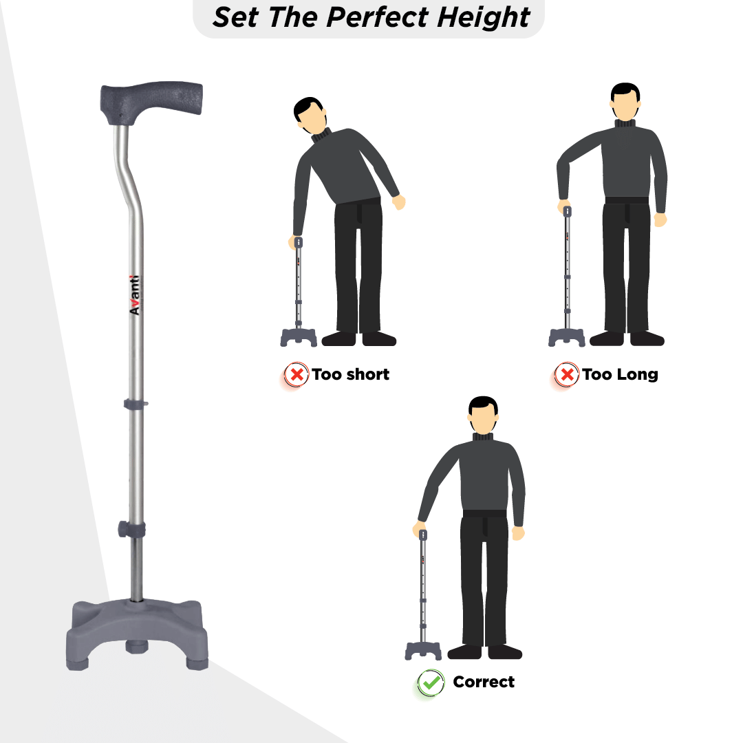     			Vissco Walking Stick Aluminium Walking Sticks