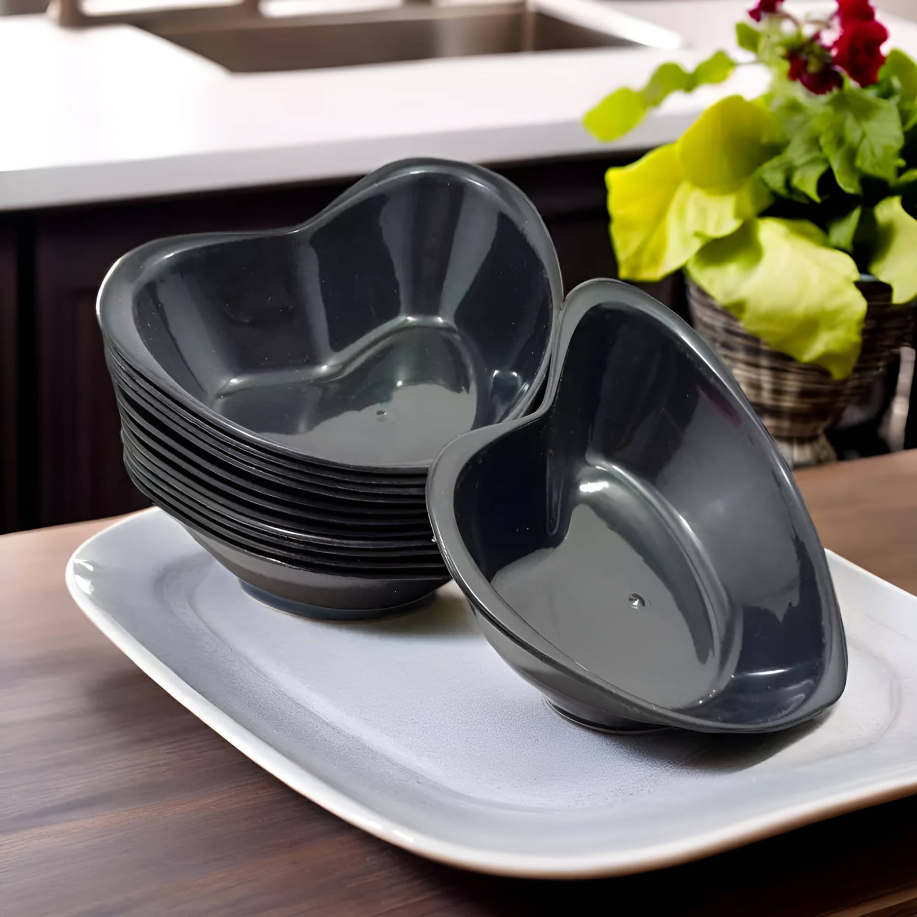 kitchrox Small Serving Plastic Snacks Bowl 120 mL ( Set of 12 ) kitchrox Small Serving Plastic Snacks Bowl 120 mL ( Set of 12 )