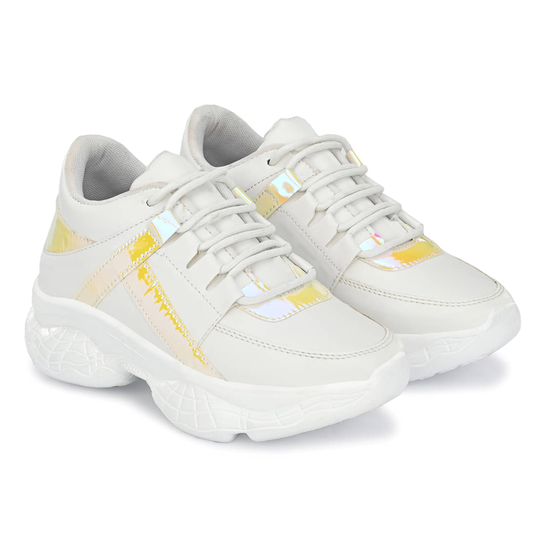 ADISO Gold Women's Sneakers     			ADISO Gold Women's Sneakers