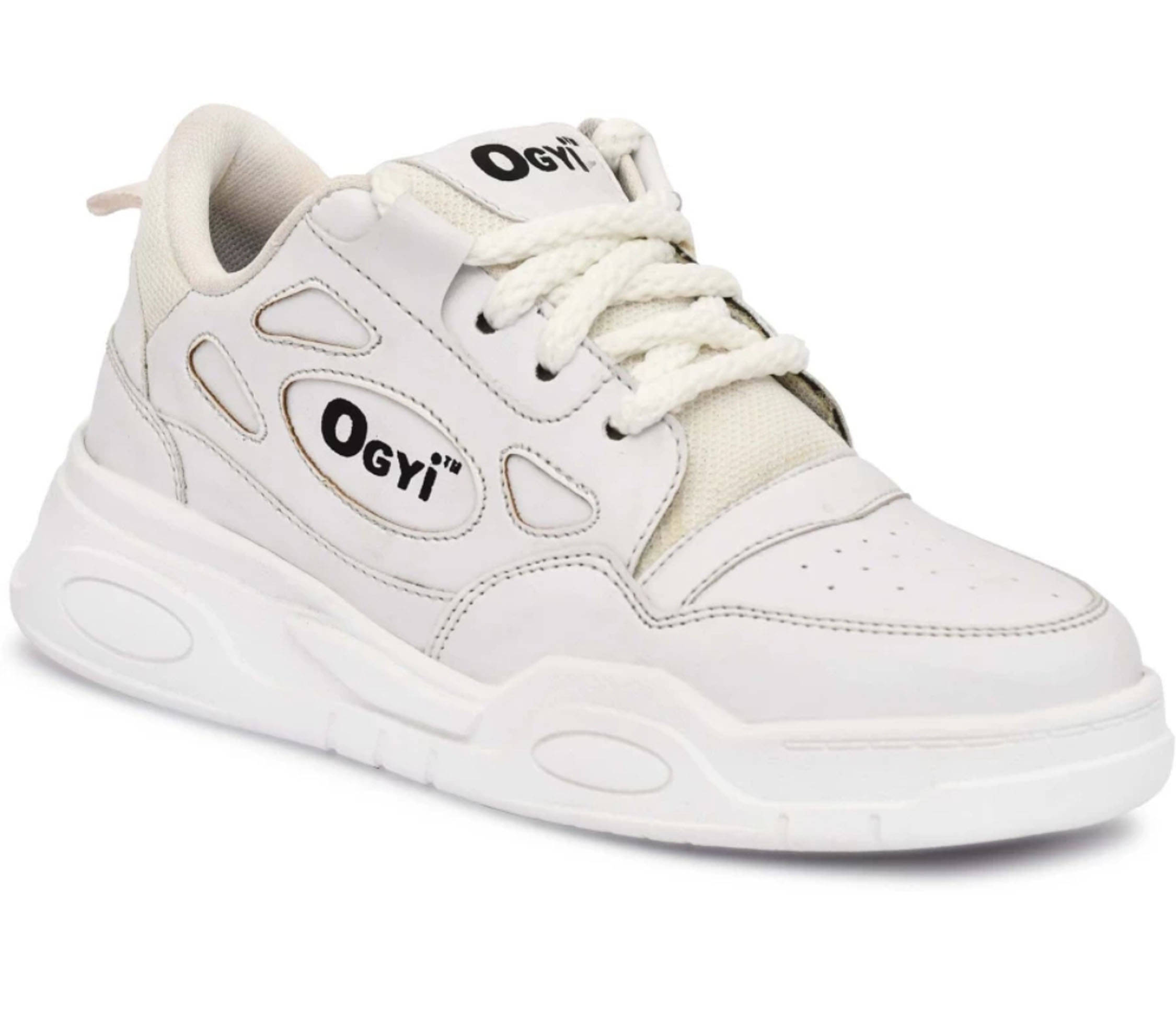     			ADISO White Women's Sneakers