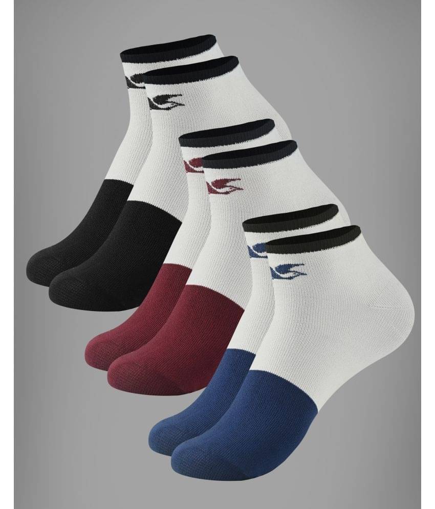 Brucella Blended Men's Self Design Multicolor Ankle Length Socks ( Pack of 3 ) Brucella Blended Men's Self Design Multicolor Ankle Length Socks ( Pack of 3 )