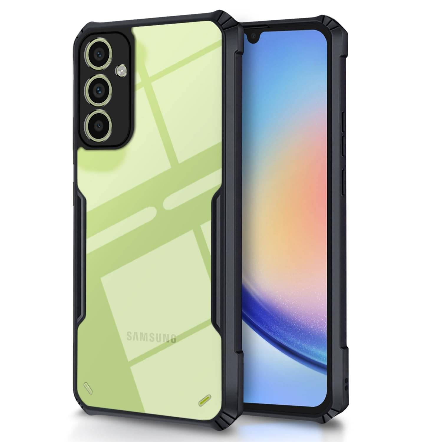 Case Vault Covers Bumper Cases Compatible For Polycarbonate Samsung Galaxy A34 5G ( Pack of 1 ) Case Vault Covers Bumper Cases Compatible For Polycarbonate Samsung Galaxy A34 5G ( Pack of 1 )