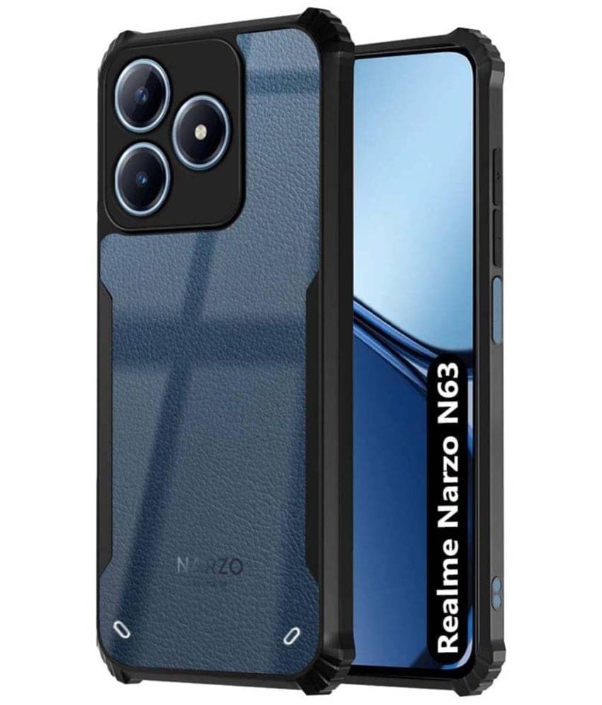     			Case Vault Covers Bumper Cases Compatible For Polycarbonate Realme Narzo N63 ( Pack of 1 )