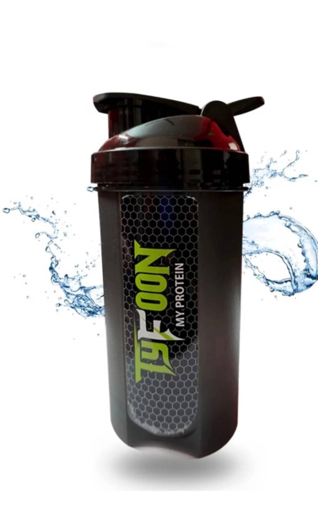 Fitgo Plastic Black 500 mL Shaker ( Pack of 1 )     			Fitgo Plastic Black 500 mL Shaker ( Pack of 1 )