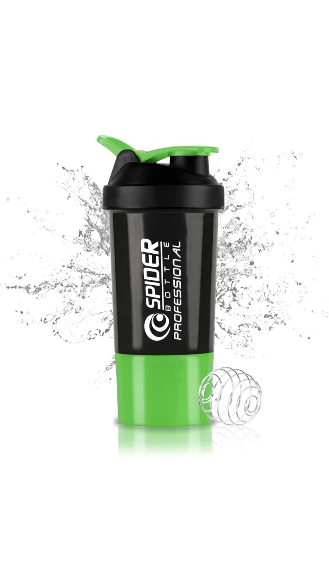 Fitgo Plastic Green 500 mL Shaker ( Pack of 1 ) Fitgo Plastic Green 500 mL Shaker ( Pack of 1 )