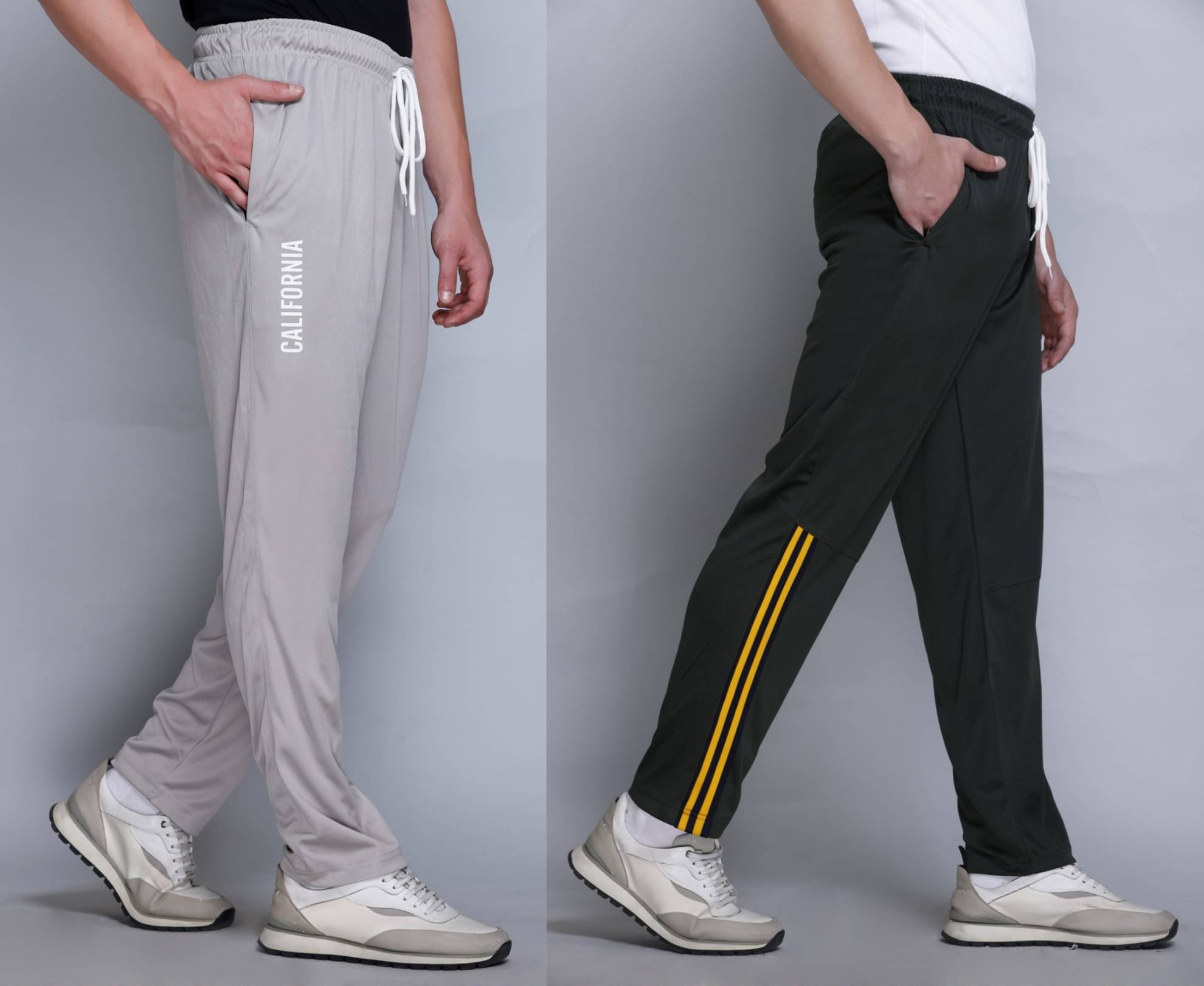     			HVBK Multicolor Polyester Men's Trackpants ( Pack of 2 )