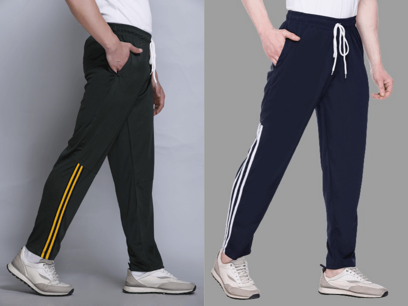 HVBK Multicolor Polyester Men's Trackpants ( Pack of 2 ) - Track Pants | Buy online on ZillyBuy