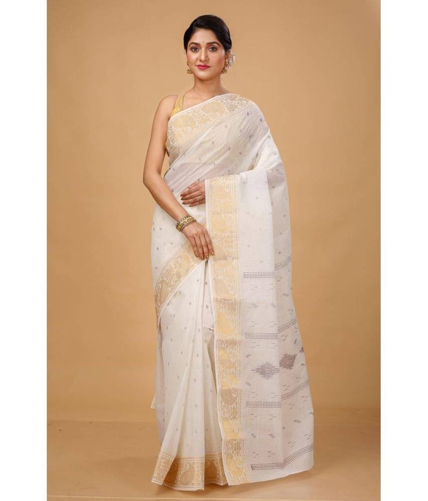 Happy Creation Cotton Printed Saree Without Blouse Piece ( Black ) Happy Creation Cotton Printed Saree Without Blouse Piece ( Black )