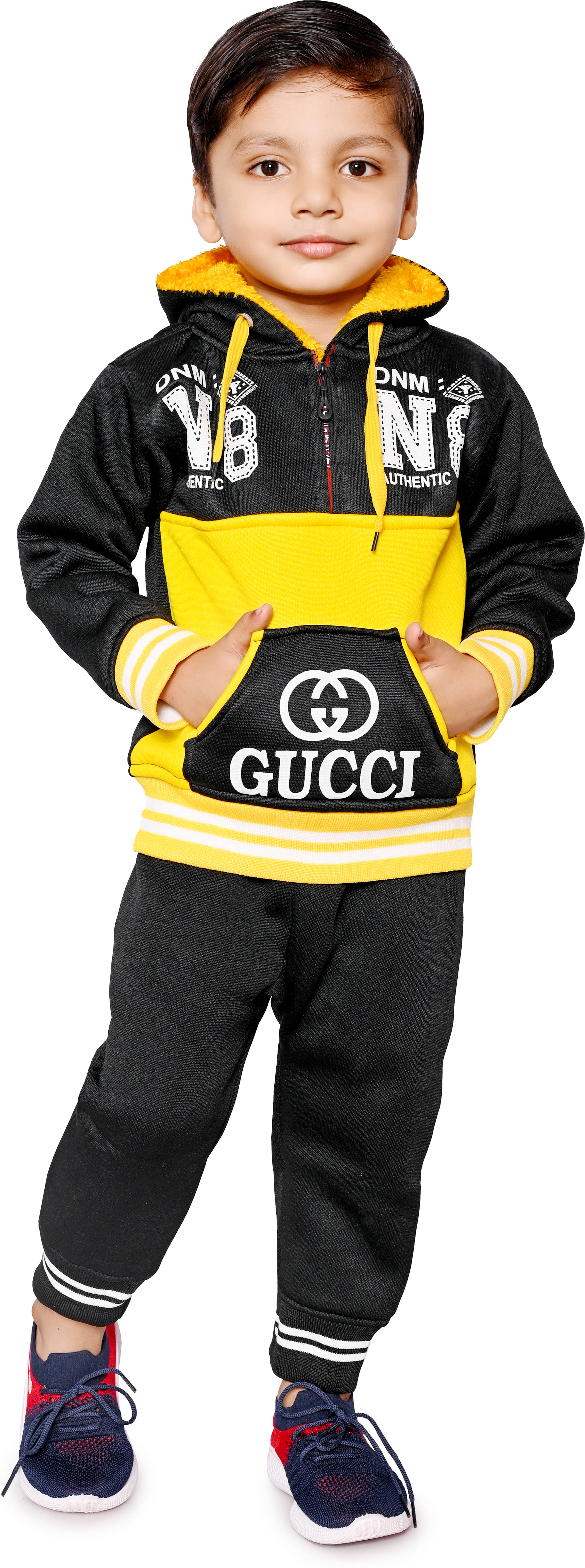     			New Collection Pack of 1 Boys Polyester Cardigan Sweater ( Black )