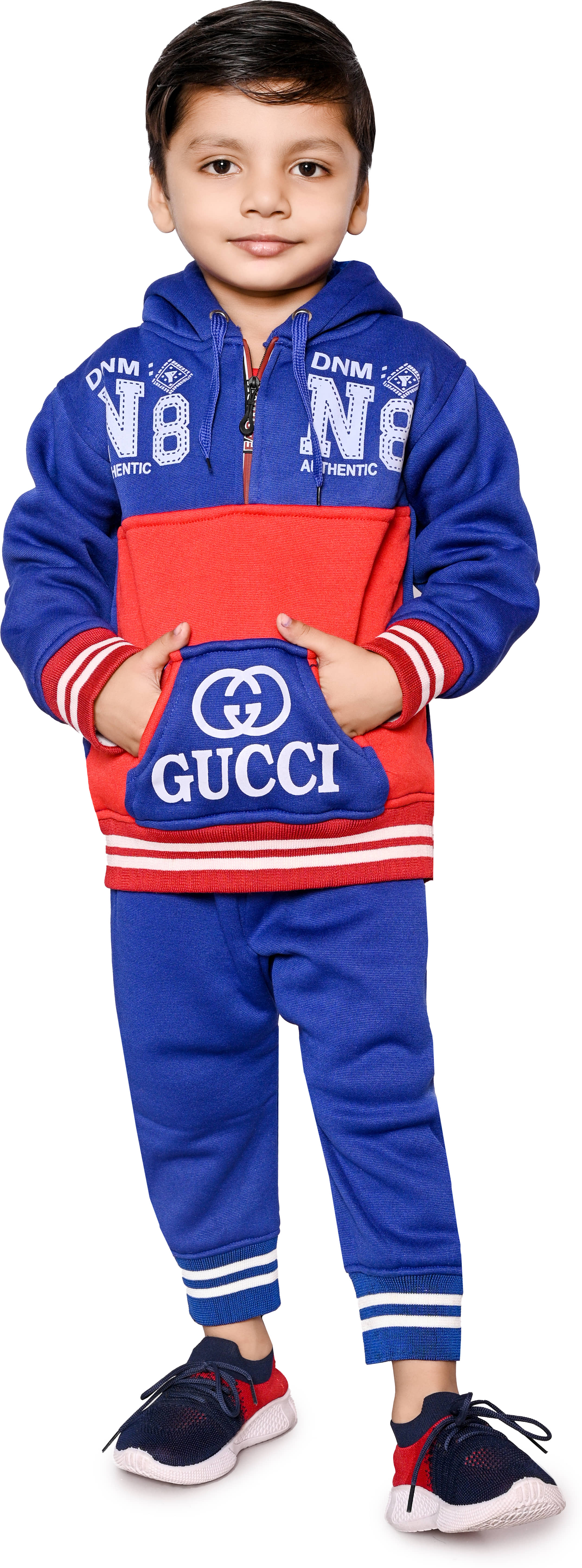 New Collection Pack of 1 Boys Polyester Cardigan Sweater ( Blue )