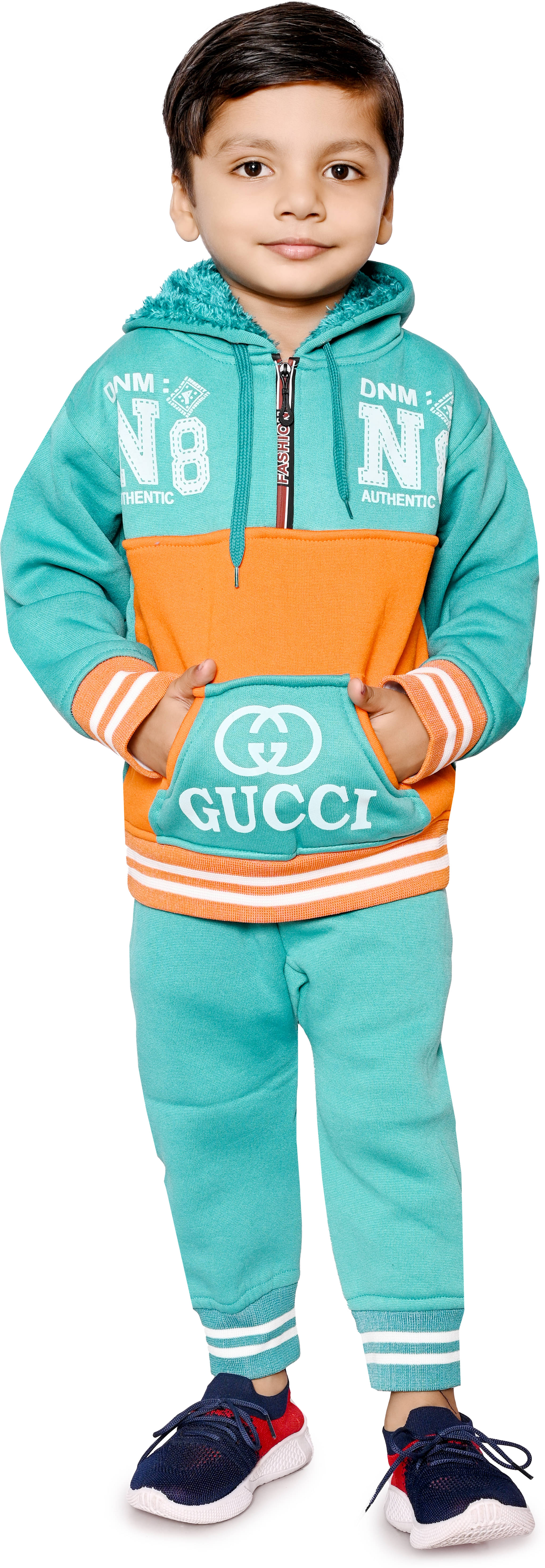     			New Collection Pack of 1 Boys Polyester Cardigan Sweater ( Green )