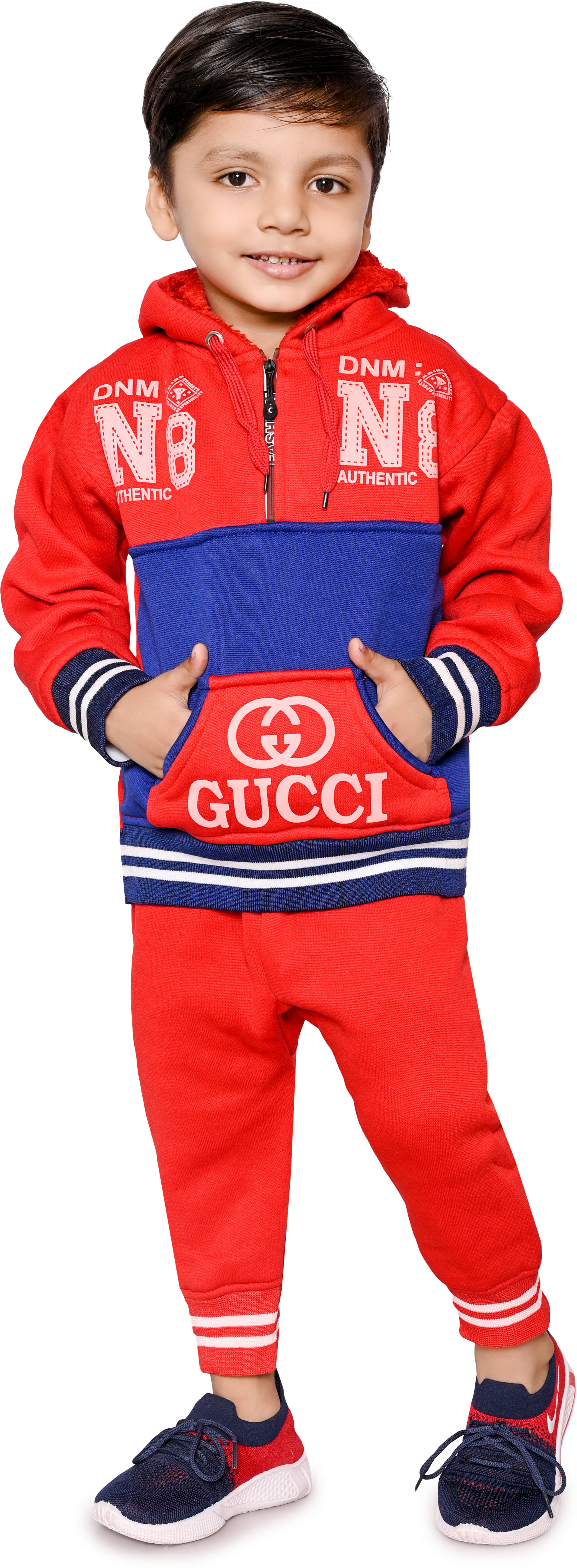     			New Collection Pack of 1 Boys Polyester Cardigan Sweater ( Red )
