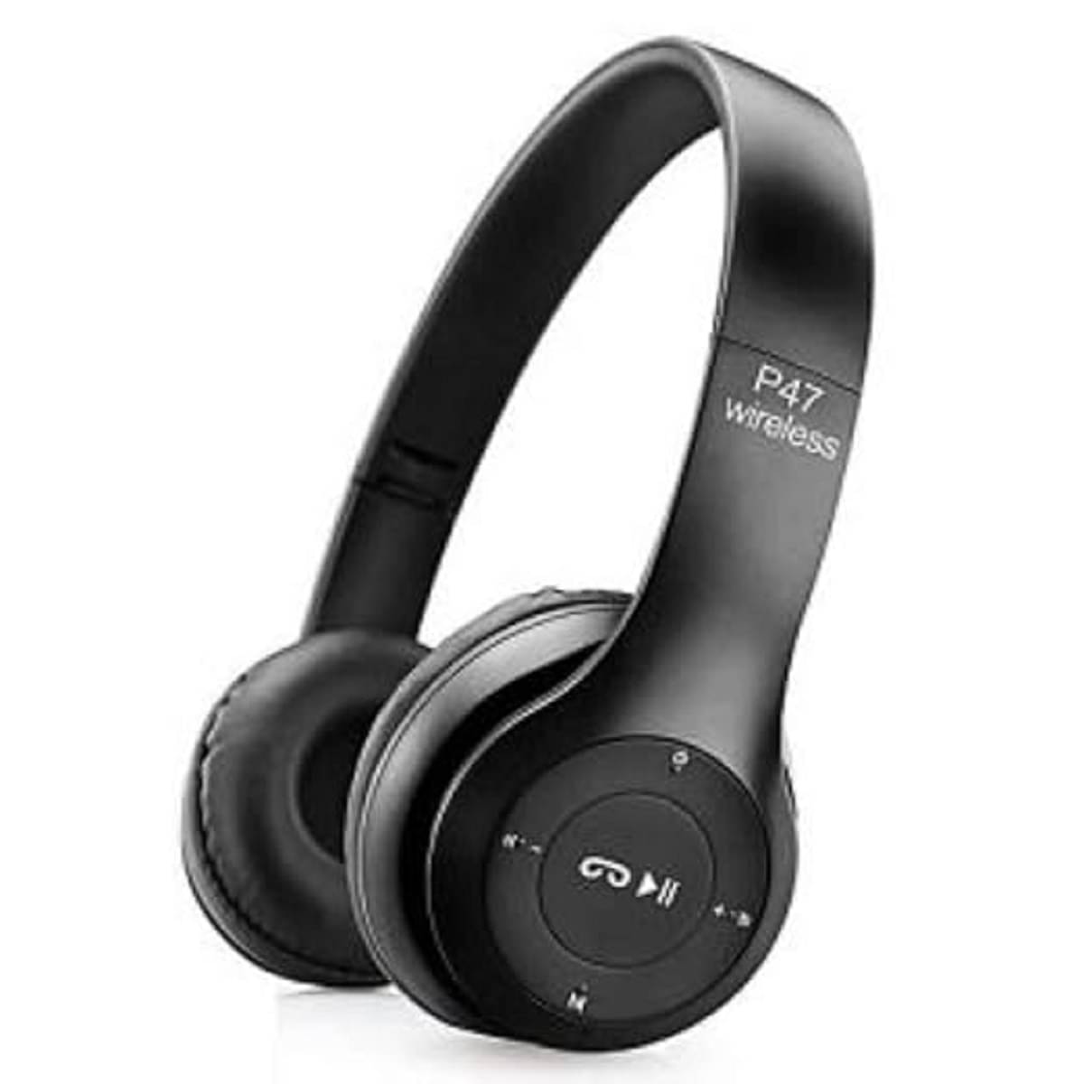     			STONX P47 Bluetooth Bluetooth Headphone Over Ear 4 Hours Playback Active Noise cancellation IPX4(Splash & Sweat Proof) Multicolor