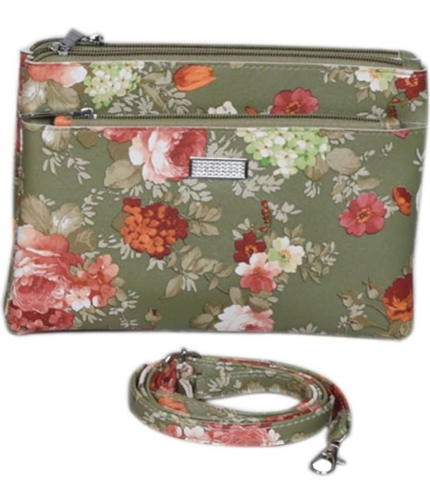 SUNESH CREATION Light Grey Fabric Sling Bag - Handbags | Buy online on ZillyBuy
