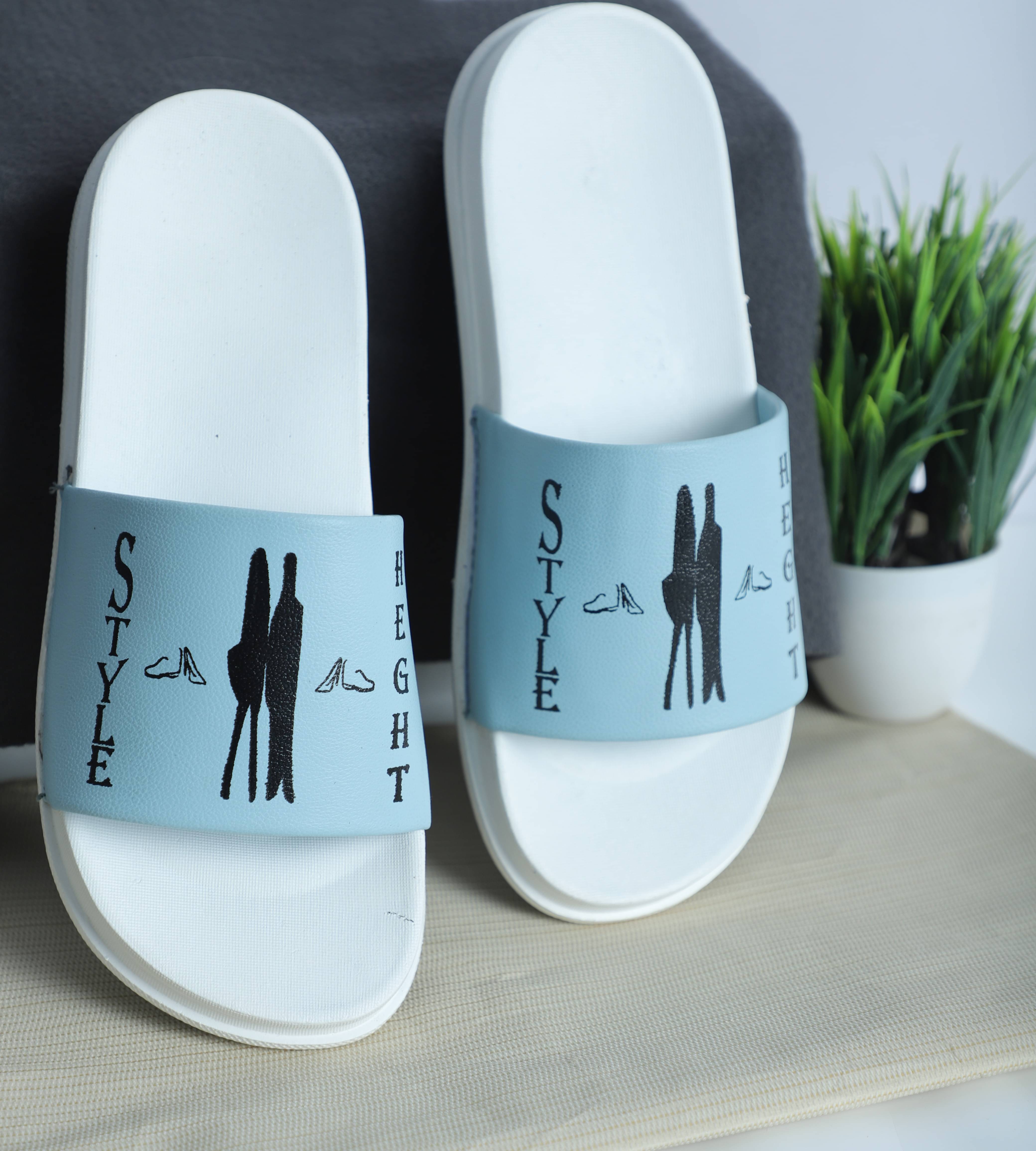     			Style Height Blue Men's Slide Flip Flop
