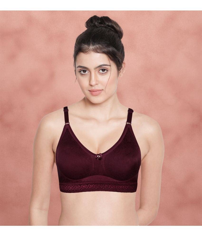     			Susie Cotton Blend Non Padded Women's Everyday Bra ( Purple ) SLI1006-DeepPurple