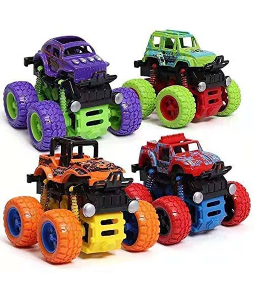 Tzoo® Mini Truck and Scooter Toy Friction Powered Cars for Kids