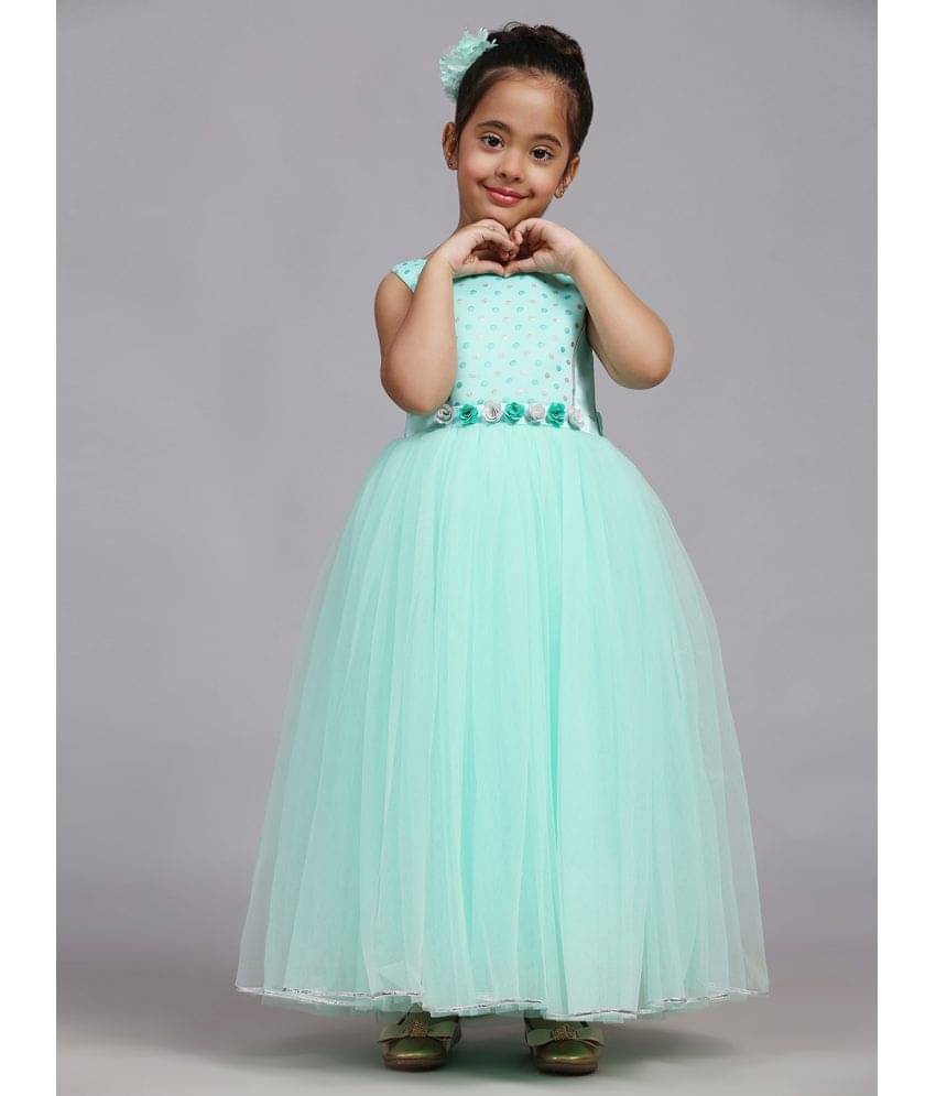     			Toy Balloon Kids Net Gown For Girls ( Pack of 1 , Sea Green )