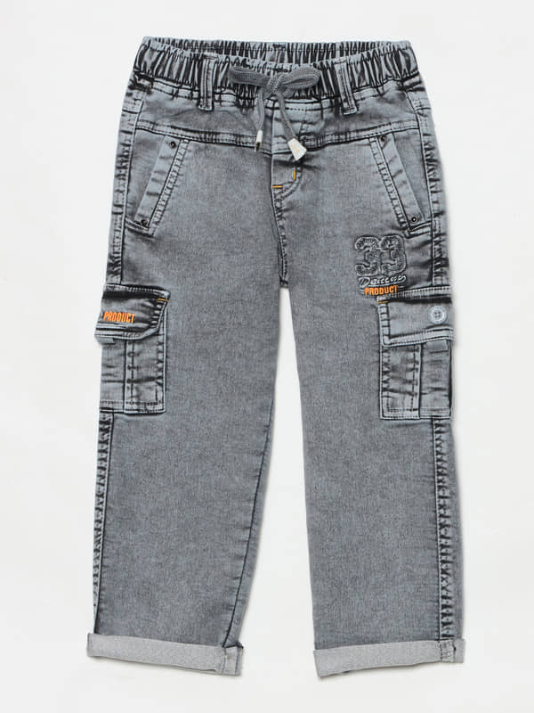 JFR Pack of 1 Boys 100% Cotton Jeans ( GhostWhite ) - Jeans | Buy online on ZillyBuy