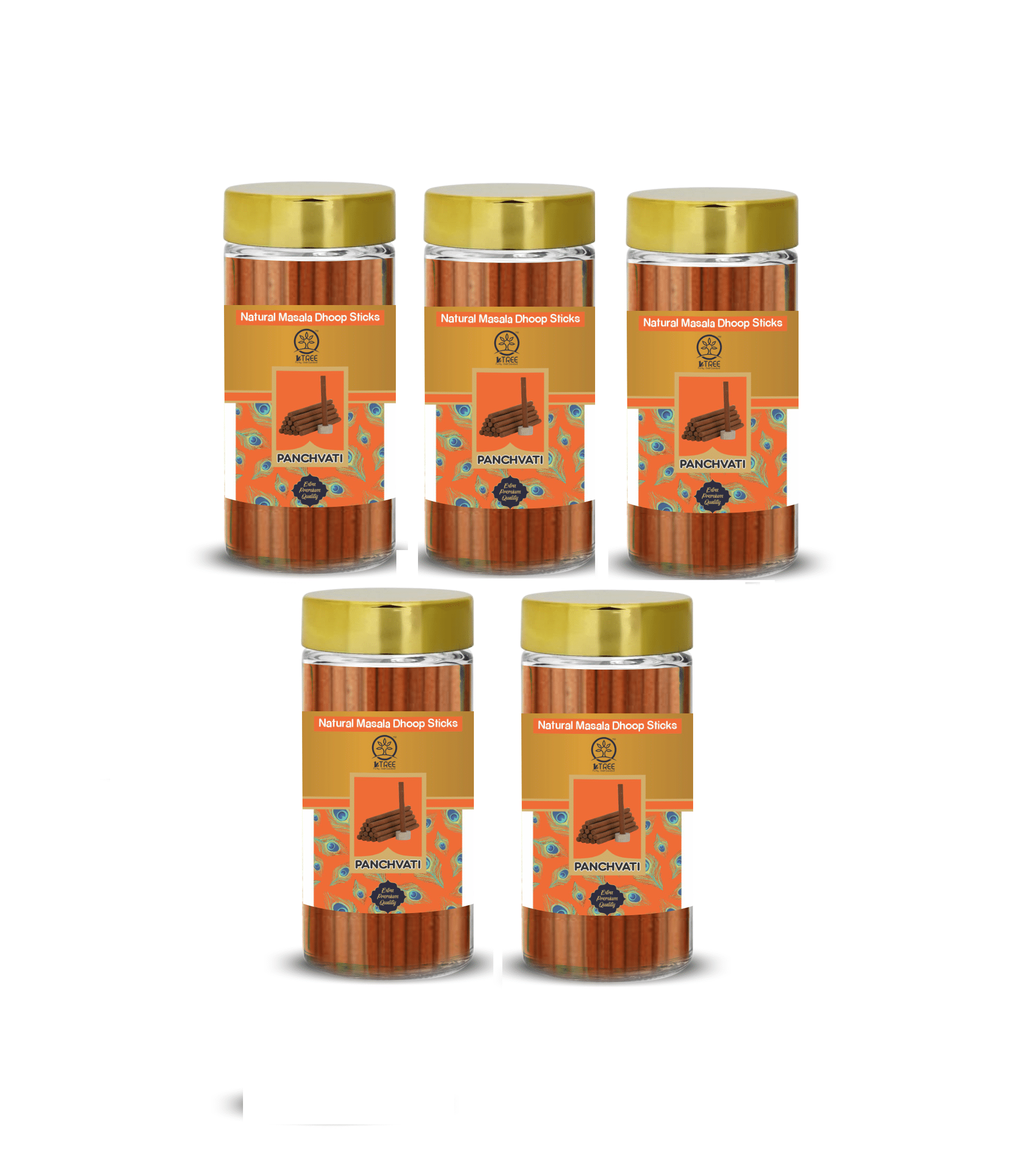 1 Tree Panchvati Dhoop Sticks with Holder Stand | Dhoop Batti | No Charcoal Incense Dhoop Sticks Aroma 100 gm ( Pack of 5 ) 1 Tree Panchvati Dhoop Sticks with Holder Stand | Dhoop Batti | No Charcoal Incense Dhoop Sticks Aroma 100 gm ( Pack of 5 )
