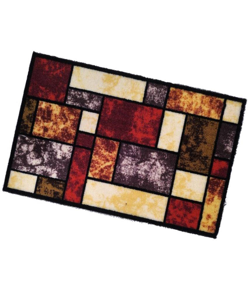 ADIRNY - Anti-skid Polycotton Door Mat ( 59 X 39 cm ) Single - Multi ADIRNY - Anti-skid Polycotton Door Mat ( 59 X 39 cm ) Single - Multi