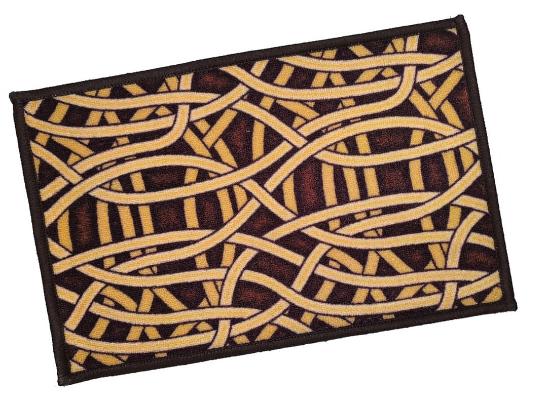 ADIRNY - Anti-skid Polycotton Door Mat ( 59 X 39 cm ) Single - Brown     			ADIRNY - Anti-skid Polycotton Door Mat ( 59 X 39 cm ) Single - Brown