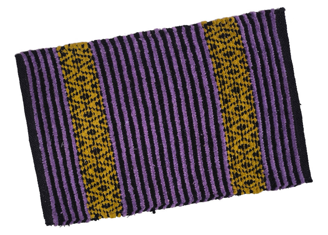 ADIRNY - Regular Cotton Door Mat ( 59 X 39 cm ) Single - Purple ADIRNY - Regular Cotton Door Mat ( 59 X 39 cm ) Single - Purple