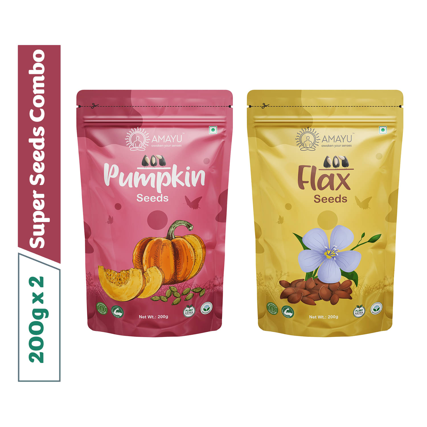 AMAYU Pumpkin Seeds ( Pack of 2 )     			AMAYU Pumpkin Seeds ( Pack of 2 )